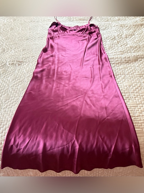 Reformation Dresses & Skirts - Reformation Minimalist Silk Red Slip on Dress